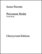 Personent Hodie (Vocal Score) SA choral sheet music cover